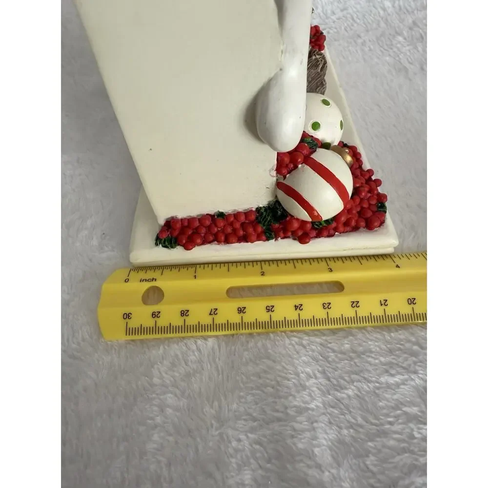 Yankee Candle Christmas Mantle Fireplace Stockings 10” Tea Light Tart Wax Warmer